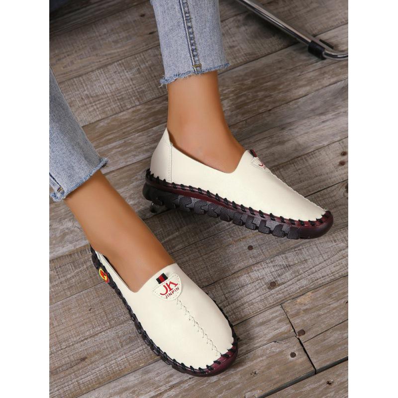 Plus Size Soft Sole Slip-On Shoes for Middle-Aged and Elderly 
