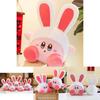 New Plush Rabbit Ear Kirby Doll Soft Toy Adorable Stuffed Animal With Logo Label