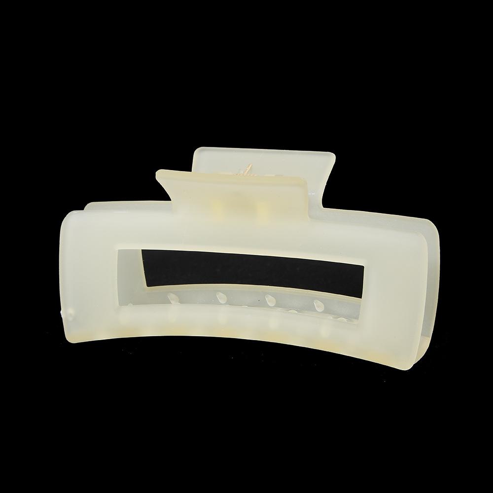 Extra Large 13CM Rectangular Hair Clip - Frosted Multi-purpose Shark Claw Clip for Thick Hair