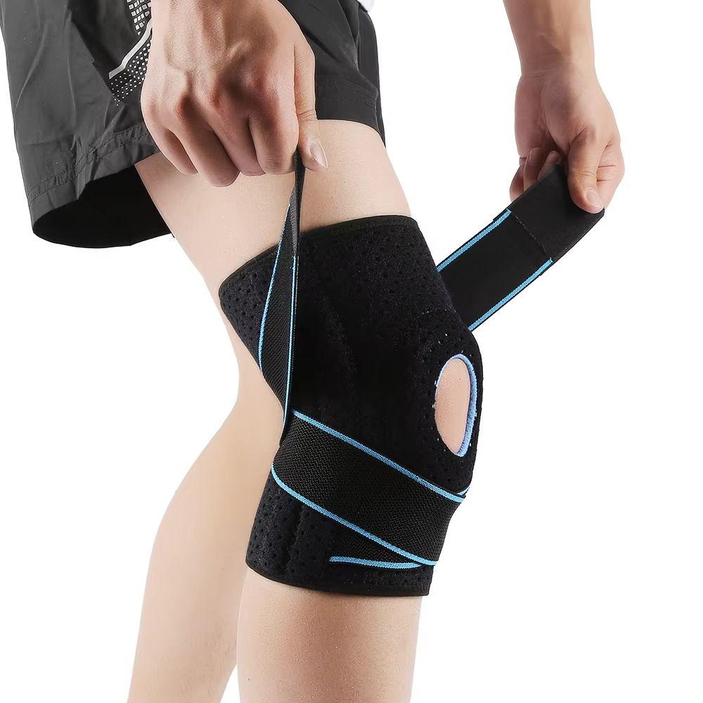 Side Stabilizers Meniscus Tear Support Pressurized Elastic Knee Support  Sports Activities