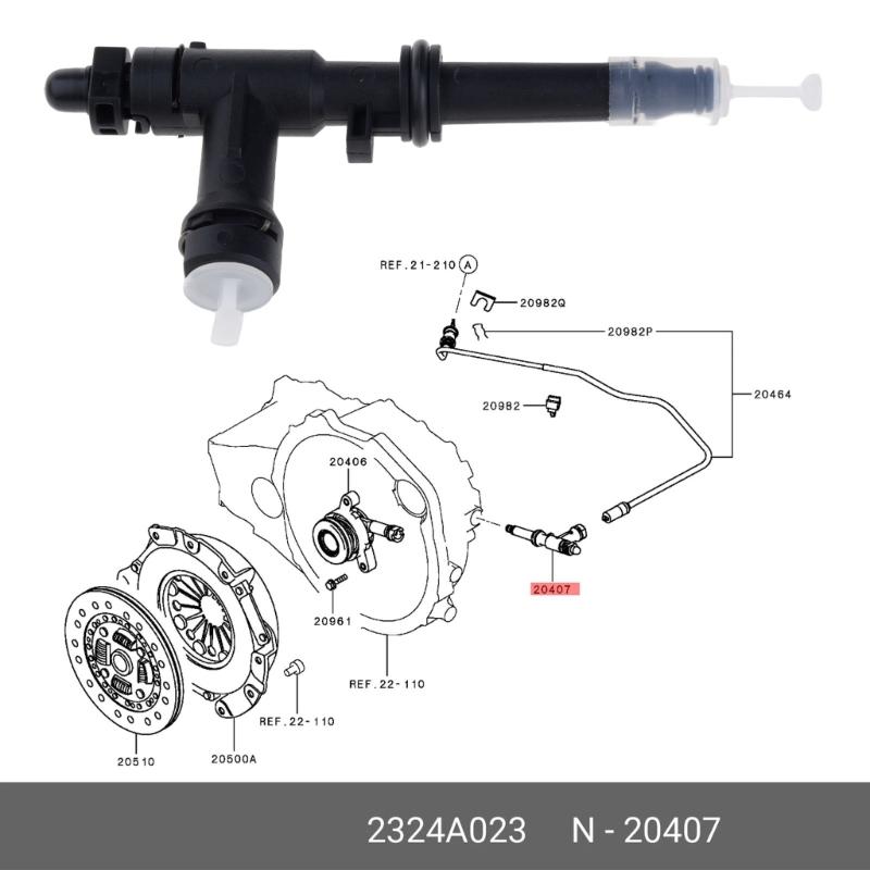 Precisions Fit Clutch Release Concentric Cylinder Adapter for Select Car Model Easy Installation 2324A023 2324A096