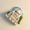 France Paris Sacred Heart Cathedral  3D Stereoscopic Tourism Souvenirs Resin Painting Decoration Home Refrigerator Magnets