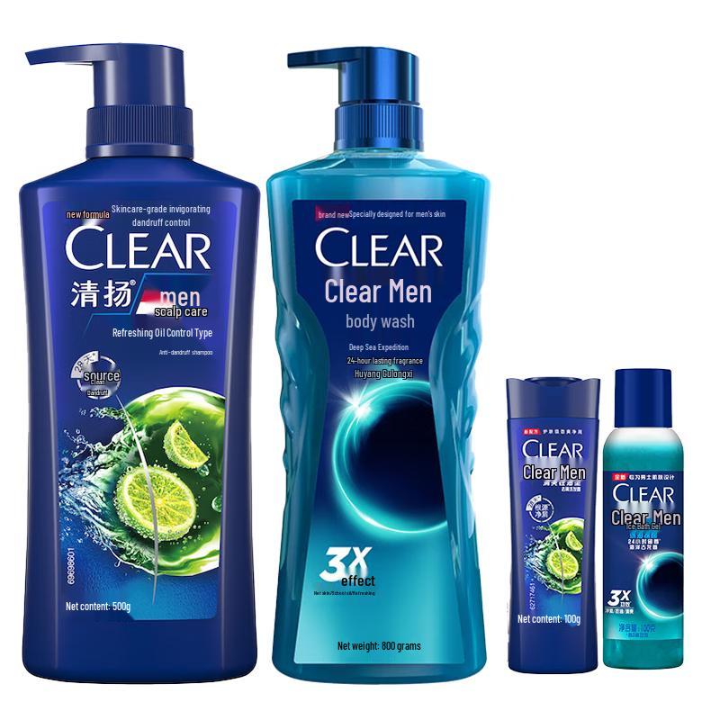 Clear Men's Shampoo & Shower Gel Set