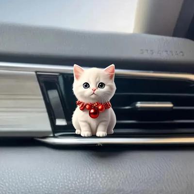 Ventilačné otvory klimatizácie do auta Aromaterapia Roztomilá mačka Zviera Klip na výduch vzduchu Osviežovač vzduchu Automobilové interiérové doplnky