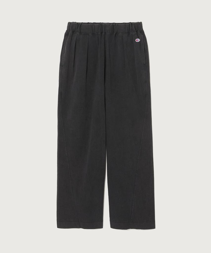 CHAMPION X N.Hollywood Wide Cotton Pants Off Black