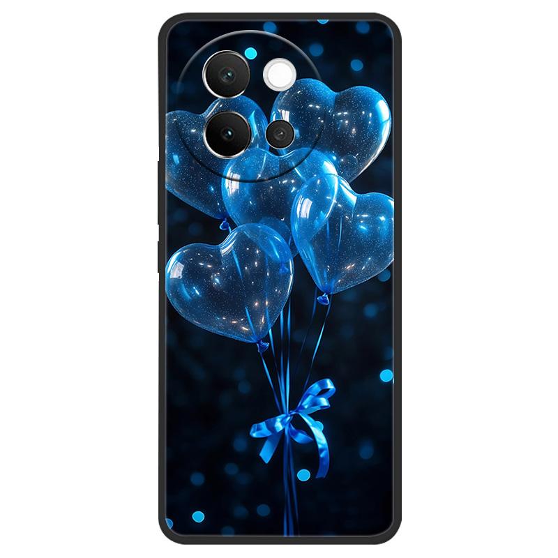 For Vivo V40 Lite 5G Case Marble Soft Matte Silicone Back Cover For Vivo V40 Lite V40Lite Full Coverage Phone Shell 6.78" Coque