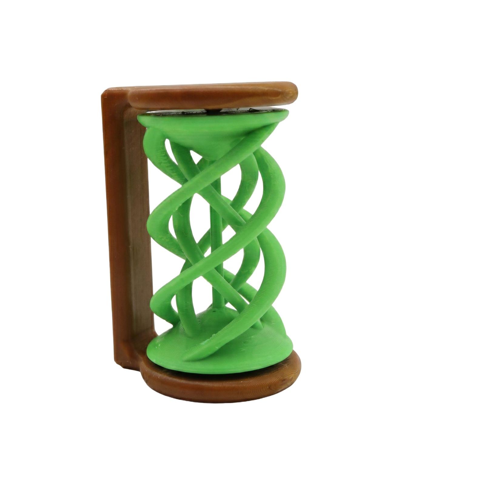 

3D Printed Kinetic Spiral Desk Toy Movable Decorative Sculpture Stress Relief Fidget Object for Office Home and Study One Size зелёный
