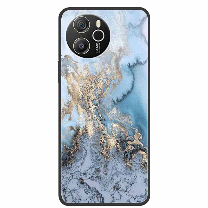 Case For Blackview Shark 8 TPU Soft Silicone Back Cover For Blackview Shark8 Phone Cases Marble Painted Colorful Bumper New Capa