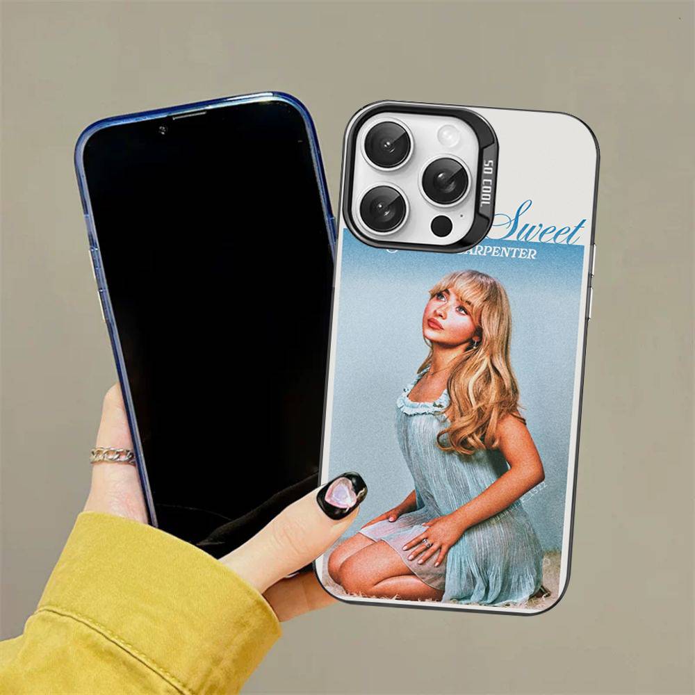 

Pop Singer Sabrina Carpenter Phone Cases For IPhone 17 16e 15 14 13 12 11 Plus Pro Max ProMax Colorful Covers iPhone 15 plus