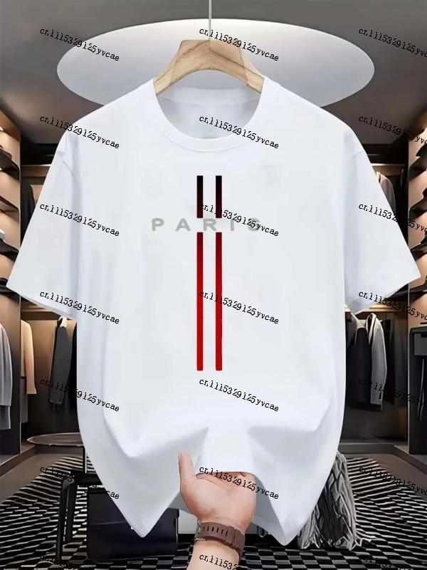 Lustiger Cartoon-Print Kurzarm-T-Shirt Lockerer Lässiger Stil Tägliche Streetwear Trendiges Oberteil Unisex Bequemer Stoff