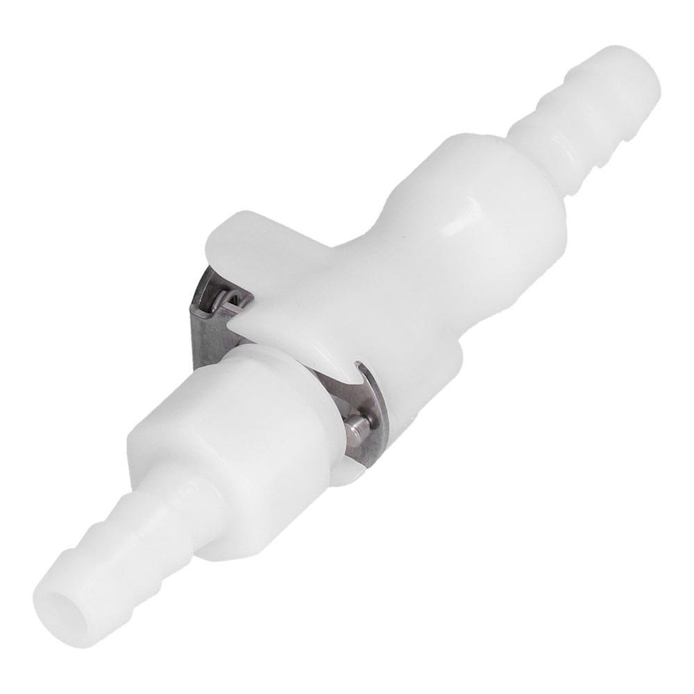 2 piece 1/4in Quick Connector Plastic Hose Connector Fast Beer Connector Beer Brewing