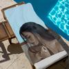 Singer Madison Beer Towel Large Quick-Drying Microfiber soft Beach Towel for Travel Fitness Sauna Bathing Camping