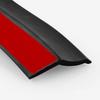 8.2FT Bumper Lip Stickers - 2.5M Car Front Bumper Lip Rubber Protectors - 60mm Width Strip