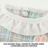 Breathable Ruffled Dog Dress Comfortable Pet Clothes Puppy Outfit Dog Vest Dress  Summer