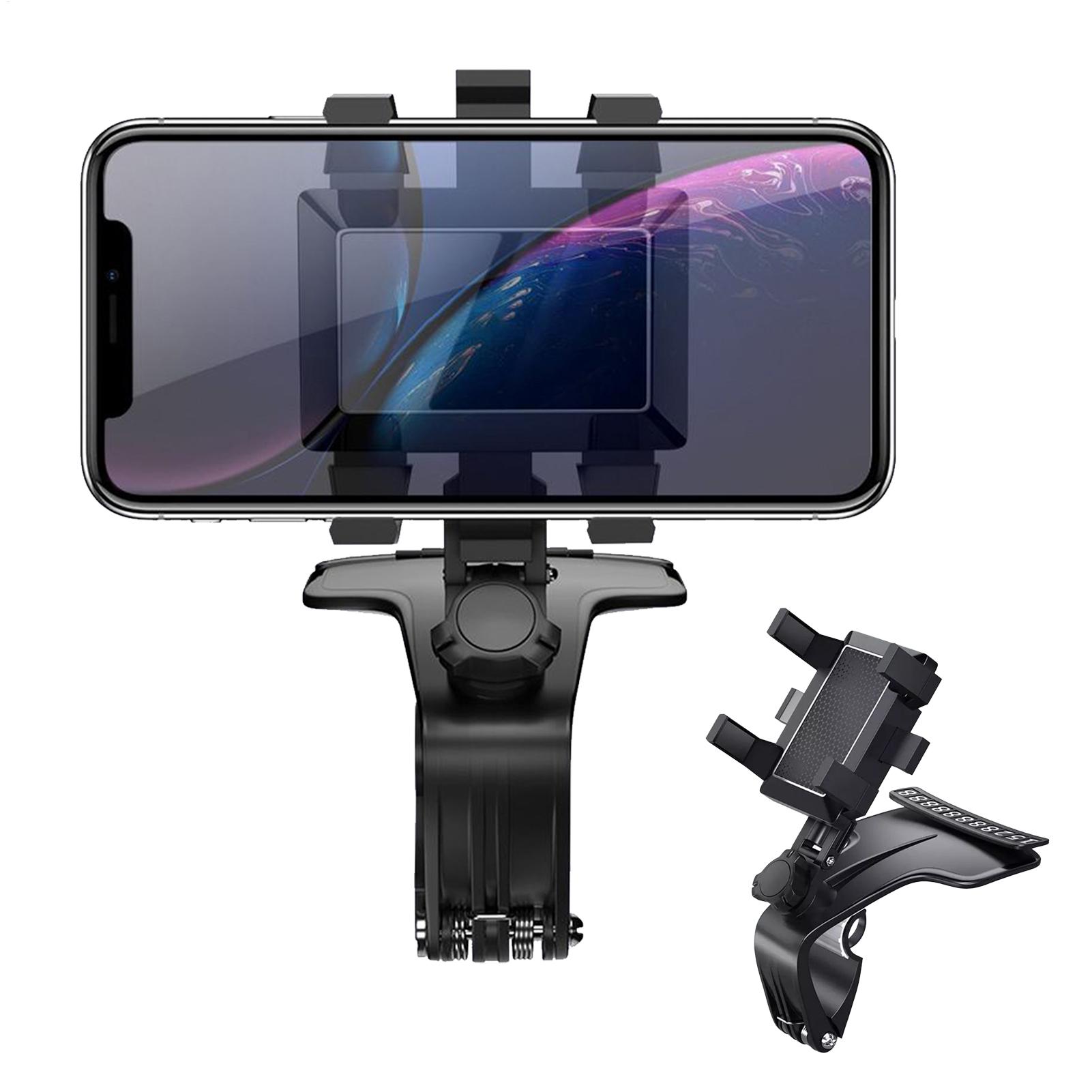 1200 Degree Rotation Car Dashboard Phone Holder Universal Car Dashboard Phone Holder With Temporary Parking License Plate Holder China Mainland