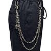 Punk Metall Spinnennetz Skelett Anhänger Hüftkette Mehrlagige Jeanskette Hip-Hop Hosenkette Bekleidungszubehör Geschenke