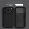 Liquid Silicone Magnetic for  Phone Case for For Iphone17ProMax 16 1 14 13 17Air Solid Color Skin Protection Soft Back Cover