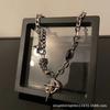 Sweet and cool lava love necklace women's ins tide niche high-end design sense sweater chain versatile personality sweater chain men
