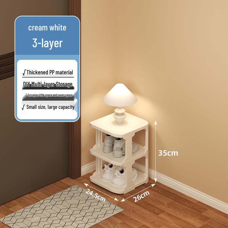 Multi-layer Shoe Rack for Narrow Entrances - Compact Indoor Storage for Dorms & Rental Homes