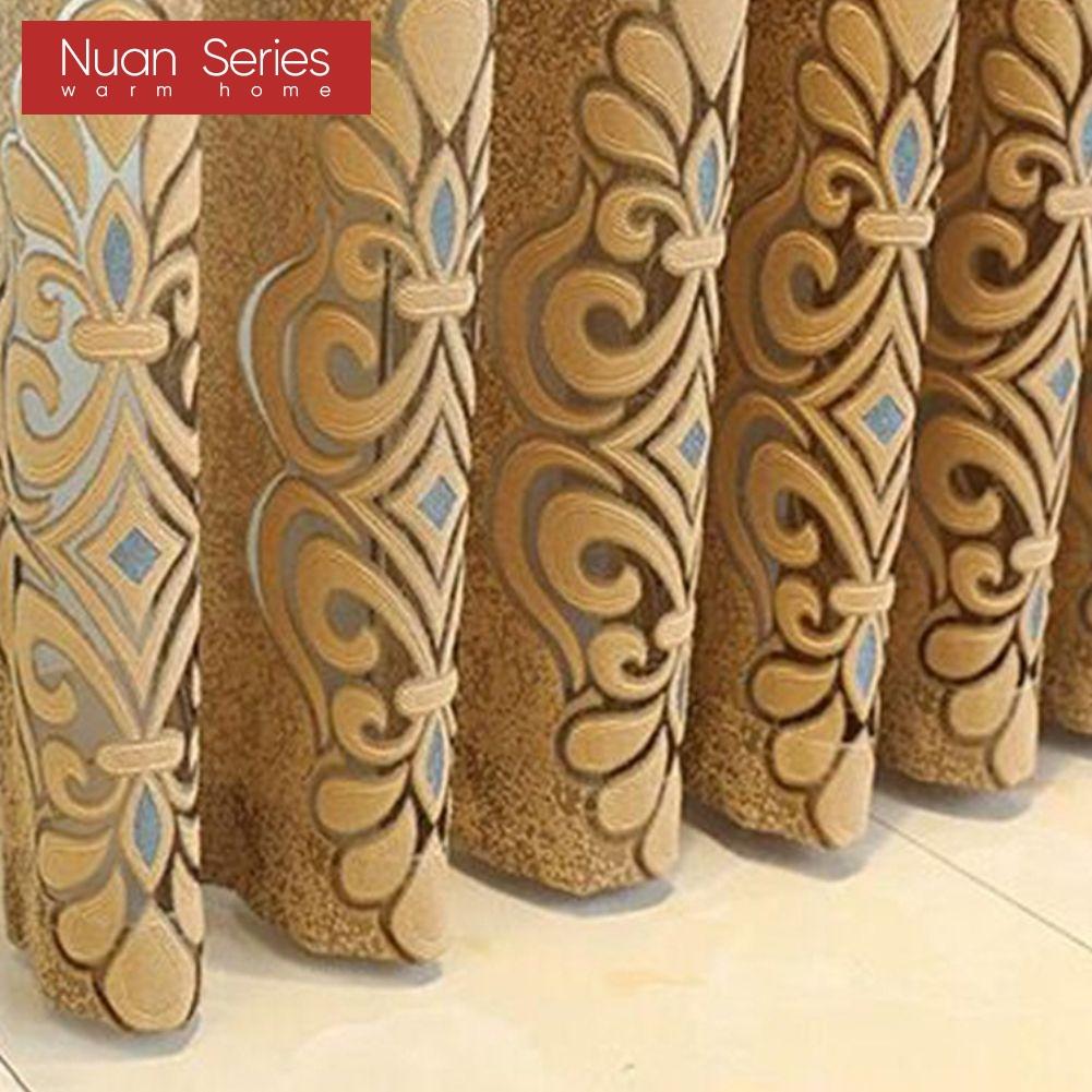 1PC Nuan Series Jacquard Sheer Curtain 20-40% Blackout Tulle for Living Room Bedroom Balcony Window Home Decor