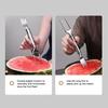 Stainless Steel Watermelon Cutter Dual Head Slicer Serving Fork Dishwasher