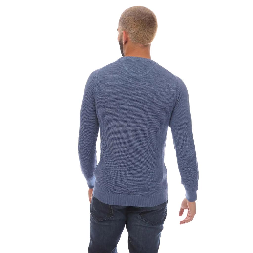 Gant Mens Neps Melange Crew Neck Sweatshirt