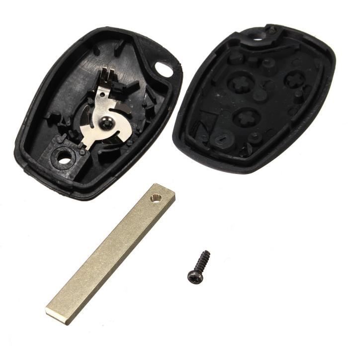 2 x Coque Clé 3 Bouton plip distance clef Télécommande Pr renault