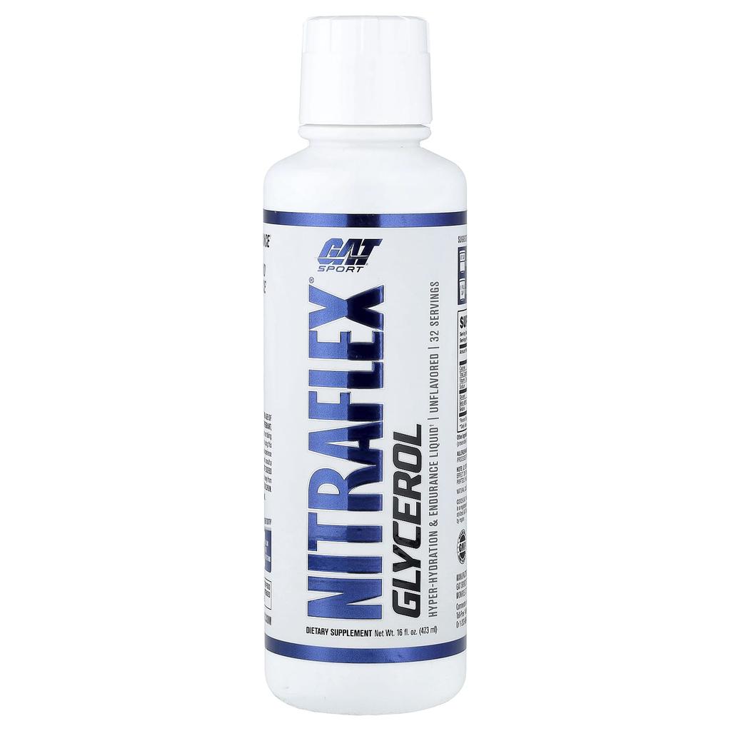 GAT, Nitraflex® Glycerol, Unflavored, 473ml (16 fl oz)