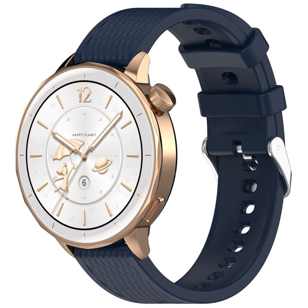 Klassisches 18mm Silikonarmband Anzug für OPPO Watch X3 Mini X2 mini Hautfreundliches Silikonarmband mit Diamantmuster