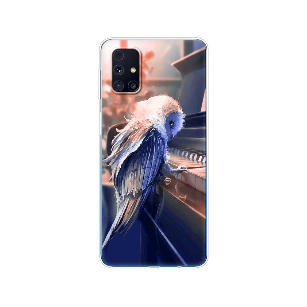 Für Samsung M31s Hülle 6.5 Tpu Weiches Silikon Rückseite Handyhülle Für Galaxy M31S M 31S m317f m317 Funda Winter Schnee Weihnachten