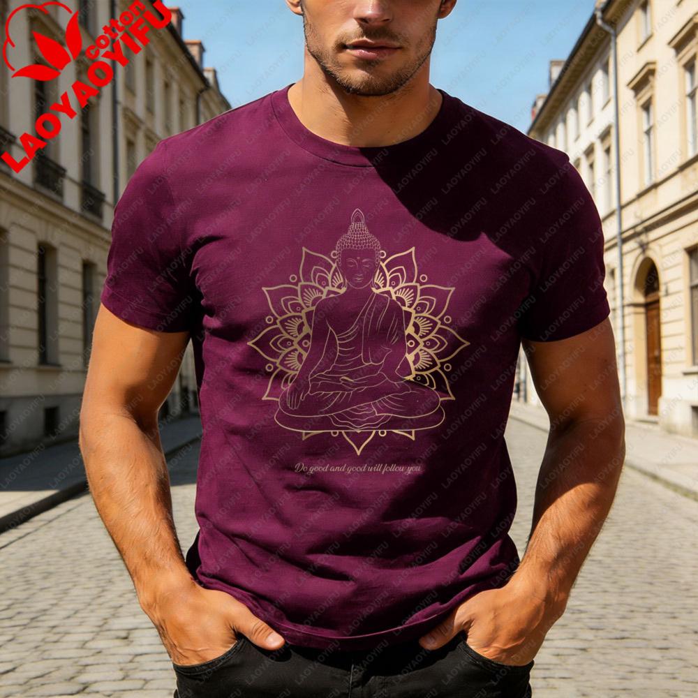 Yoga Zen Meditation Buddhism Lotus TShirt Spirituality Buddha Gifts Namaste  Premium Shirt High Quality Cotton Clothes