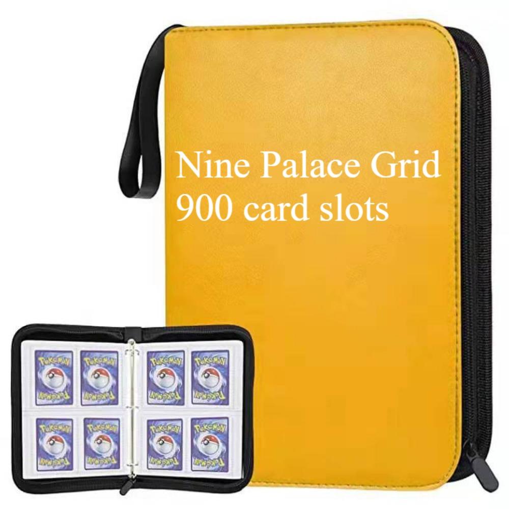Zipper Style Card Book, 4/9 Compartments, Game Card Book, Game Collection Book Package