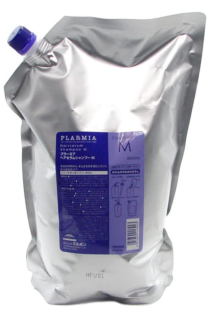 Milbon Plamia Hair Serum Shampoo M 2500ml (Refill)