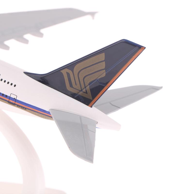 20Cm Plane Model Boeing A380 Singapore Airlines Aircraft Alloy Simulation Airplane Model Aircraft For Kids Toys Christmas Gift