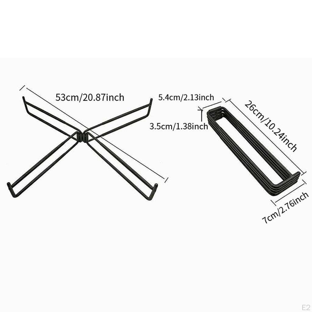 Foldable Holder Bracket Compact Stable Versatile Ground Suitcase Rack for Fishing Barbecue Patio