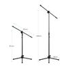 140cm / 4.6ft Adjustable Height Light Stand Durable Aluminum Alloy Floor Tripod Stand Kit with