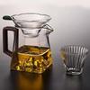 Diller Mountain Peak Glass Tea Sharing Pitcher