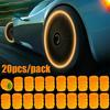 Luminous Wheels Tire Air Cap Cover Fluorescent Night Glowing Tyre Valve Caps Auto Wheel Valve Stem for Car,SUV,Motorcycles,Truck Stem Caps1