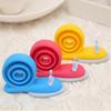 Rubber Door Stopper Stop Wedge Security Snail Shape Protection Doorstops3pcsrandom Color