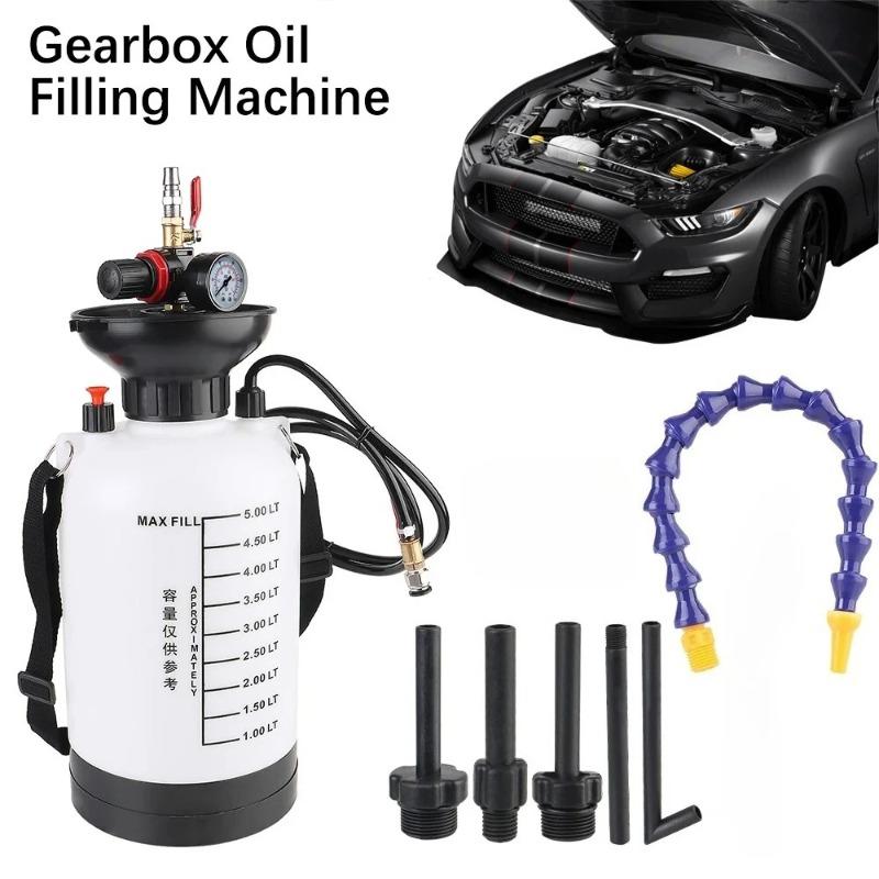 Portable 1000PSI Hand Oiler Machine 5L Large Capacity for Quick Gearbox Lubrication and Industrial Equipment Refueling Tool