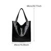 Women Shoulder Bag Fashion Purse Large Capacity PU Leather Satchel Top Handle Handbag for Beach Commuting Work Travel Ladies
