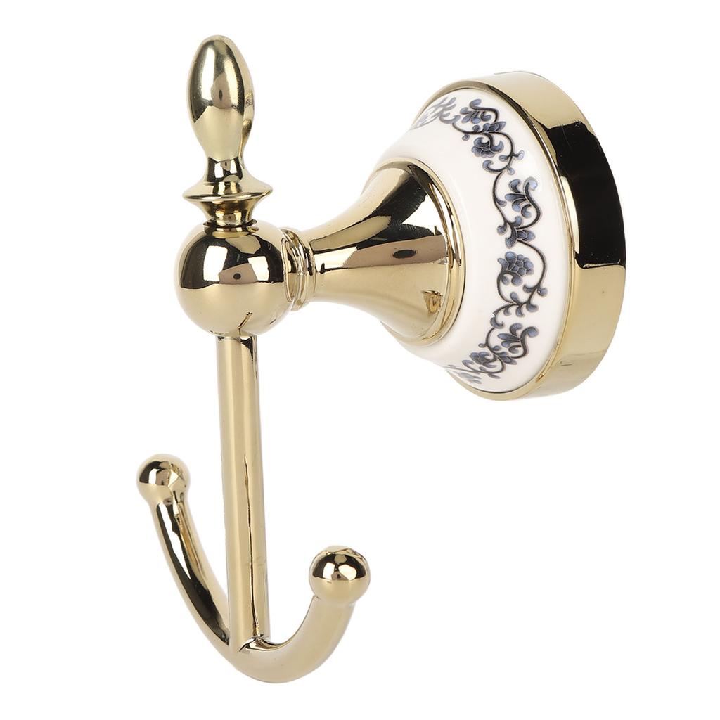 Decorative Wall Hook Multifunctional Space Saving Ceramic Zinc Alloy Wall Mounted Hanging Hook for