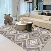 French Vintage Carpet Living Room Vintage Coffee Table, Sofa Blanket and Non Washable Floor Mat Cream Style Home Bedside Carpet