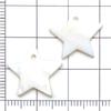 24-Piece Set: White Natural Moon Cross Shell Charms for DIY Jewelry