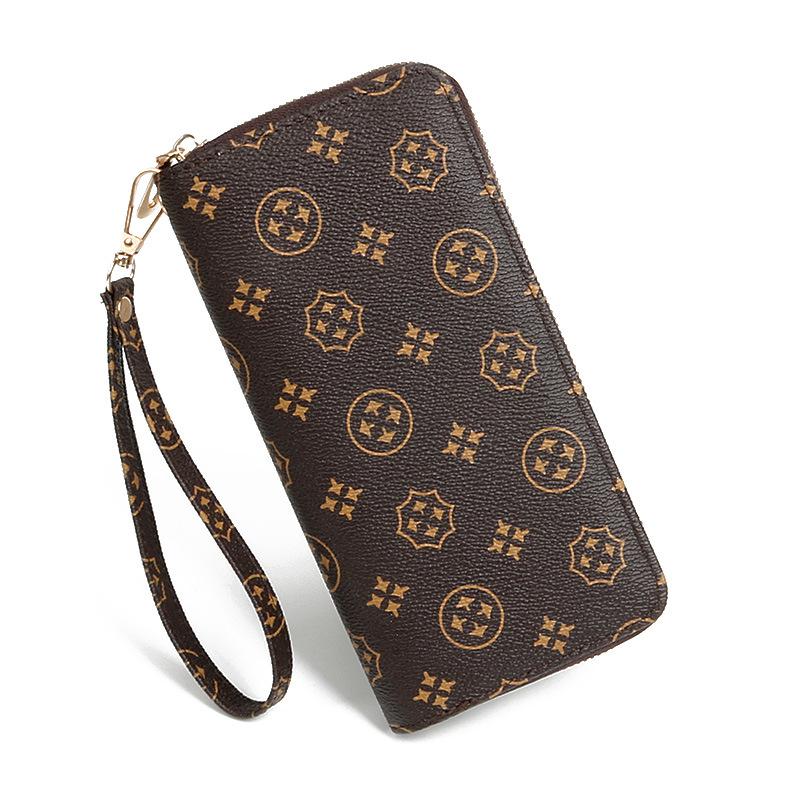 Women Wallets Vintage Print Long Wallet - Clutch Purse Coin Pouch Card Holder