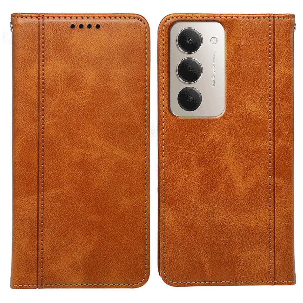 Für Xiaomi 15 Hülle Verdeckter Magnetverschluss Kalbleder Textur Handyhülle