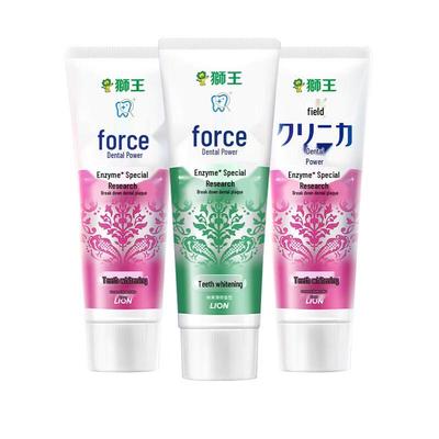 Lion Chilicare Enzyme Whitening & Gum Protection Toothpaste, Assorted 3-Pack