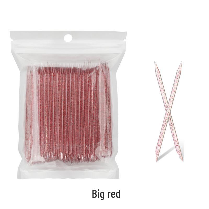 

Двусторонний кристальный инструмент для ногтей: Острые и плоские для нейл-арта и удаления