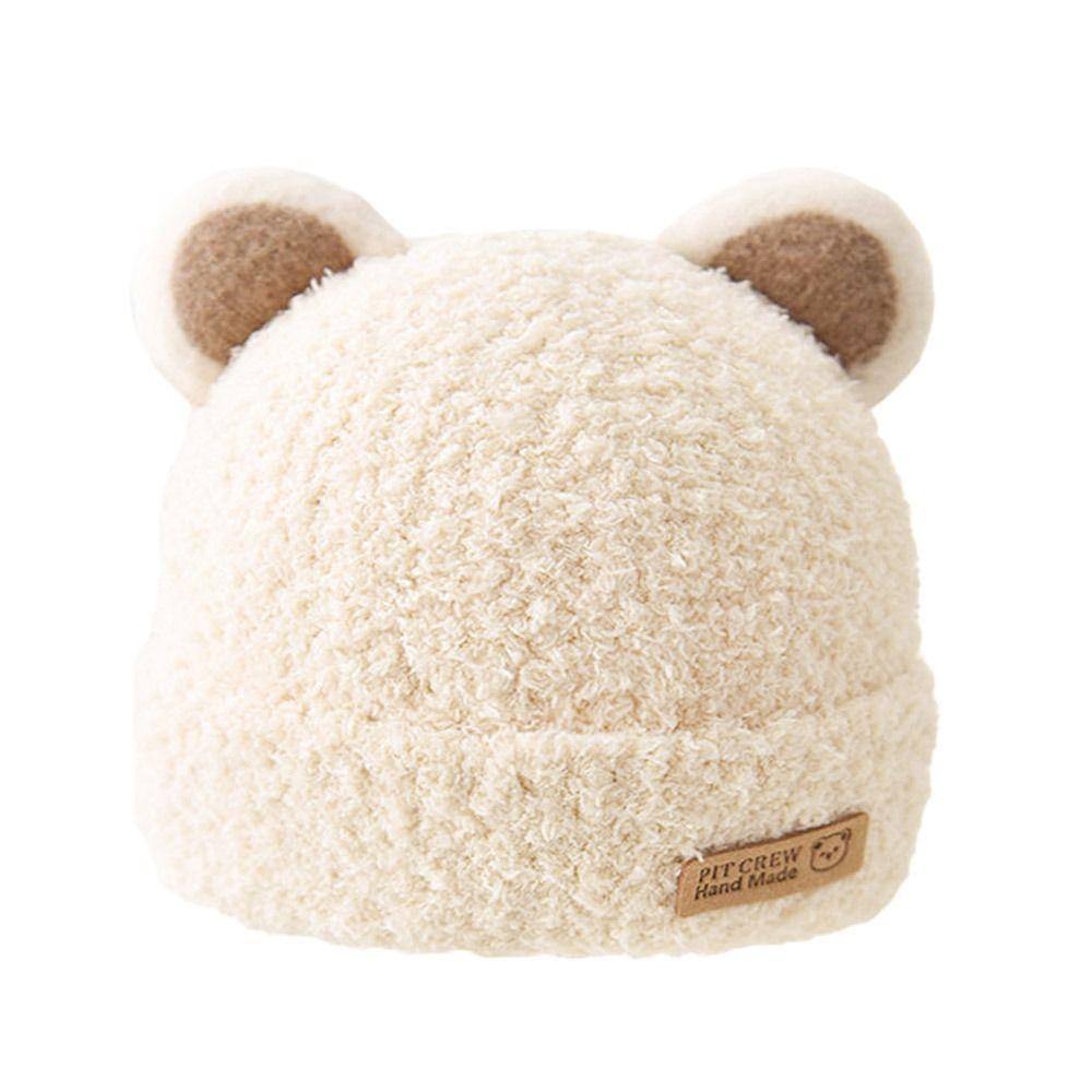 5 Months-3Year Plush Winter Hat Soft Children Warm Cap Windproof Baby Knitted Hat  Newborn Toddler