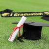 1/2/3Pc Class Of 2026 Black Golden Satin Sash Bachelor Cap With Tassel Graduation Shoulder Strap Congrats Grad Party Photo Props